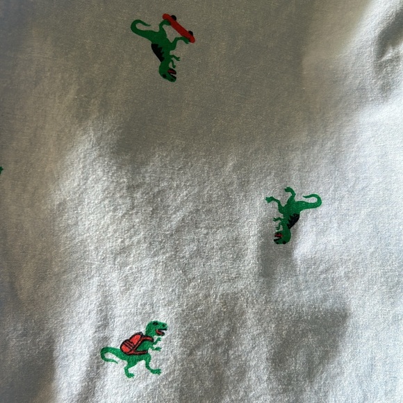 Oshkosh Bosh size 6 boys button up with skateboarding dinos. - Picture 3 of 3